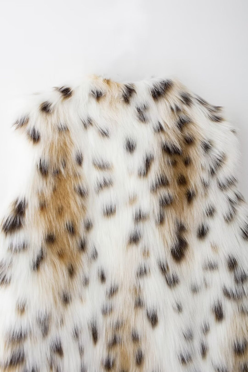 Autumn Winter Artificial Fur Effect Vest Loose Casual Sleeveless Top Women