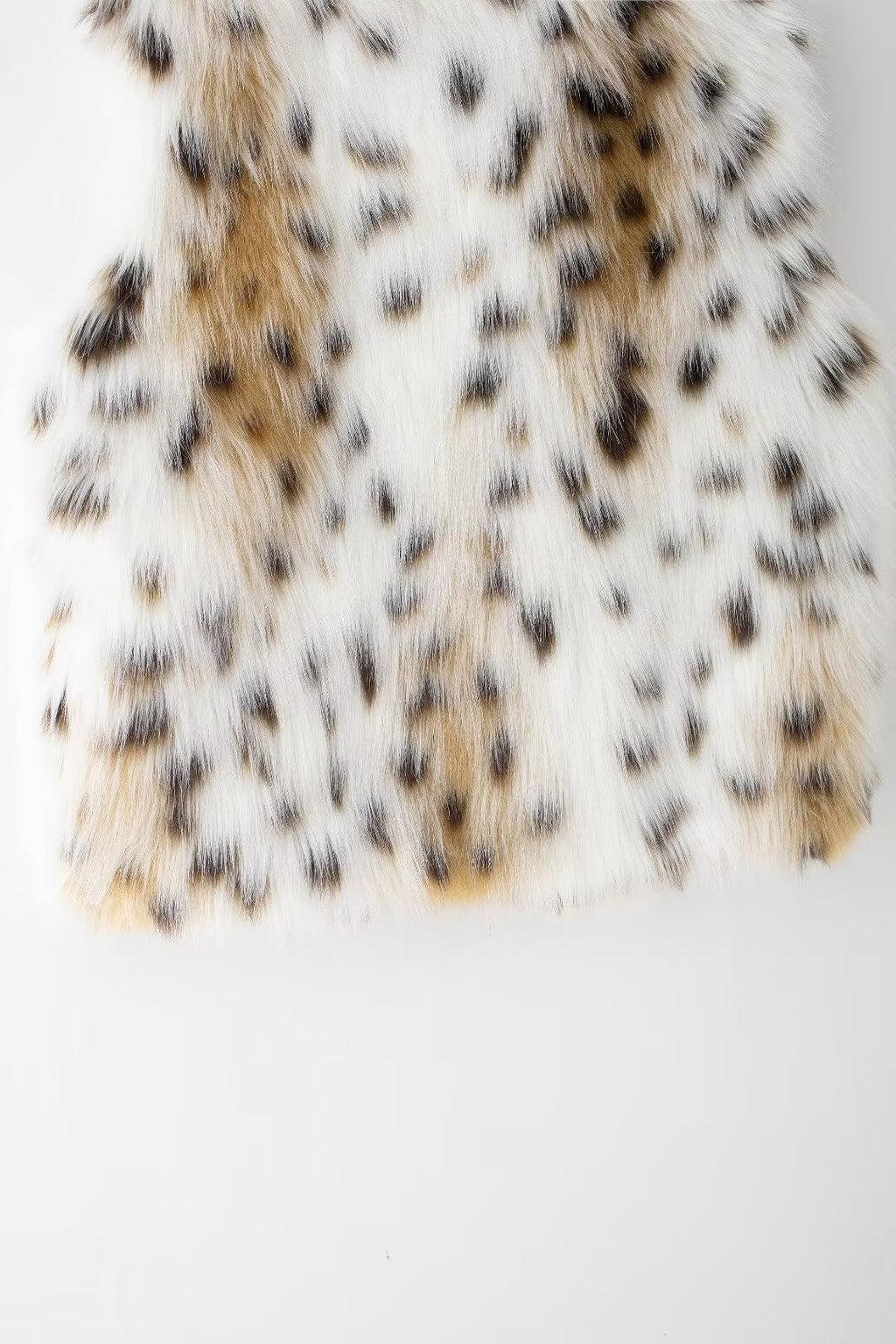 Autumn Winter Artificial Fur Effect Vest Loose Casual Sleeveless Top Women
