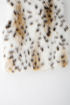 Autumn Winter Artificial Fur Effect Vest Loose Casual Sleeveless Top Women