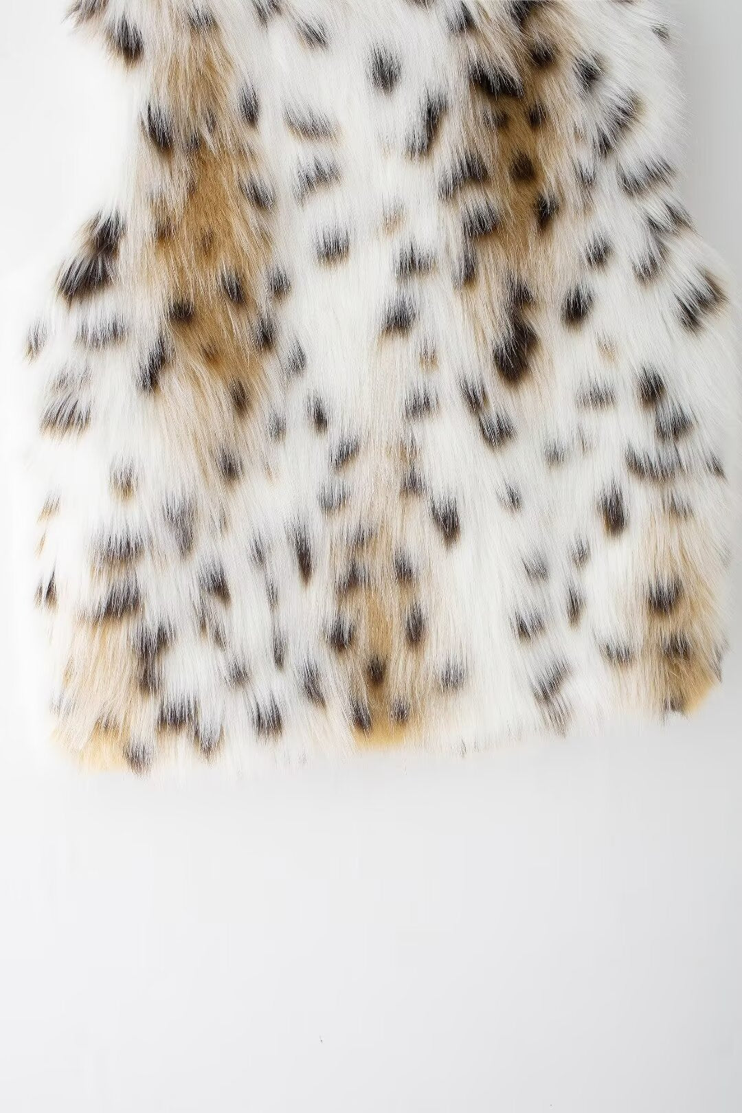 Autumn Winter Artificial Fur Effect Vest Loose Casual Sleeveless Top Women