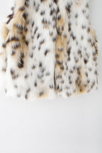 Autumn Winter Artificial Fur Effect Vest Loose Casual Sleeveless Top Women