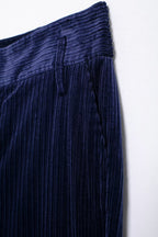 Autumn Women Casual High Waist Slim Corduroy Straight Leg Pants