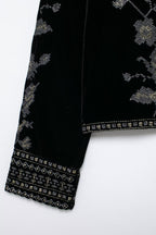Women Beaded Inlaid Embroidered Velvet Jacket