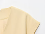 Spring Women Clothing Sleeveless Top Wide Leg Pants Waist Trimming Women Sest