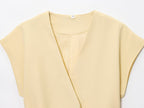 Spring Women Clothing Sleeveless Top Wide Leg Pants Waist Trimming Women Sest