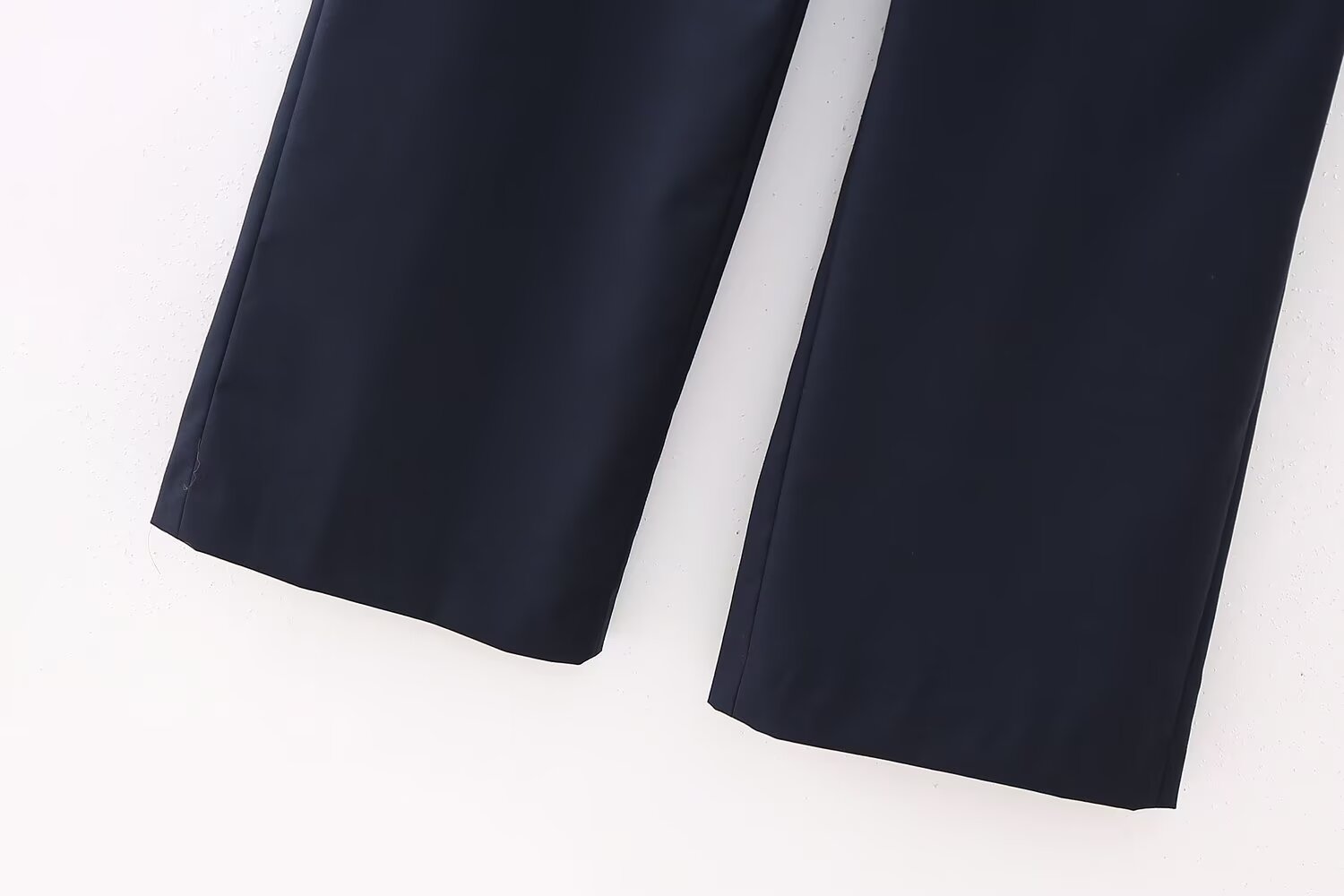 Summer Women Clothing Casual Contrast Color Waist Wide Leg Pants