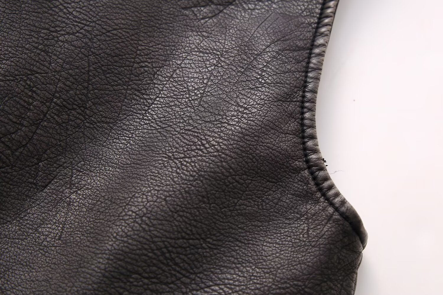 Women Clothing Autumn Vintage Vest Faux Leather Short Vest