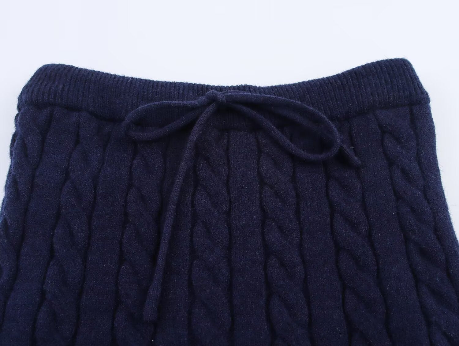 Women Clothing Top Casual Anti Aging Embroidered Culottes Knitting Set