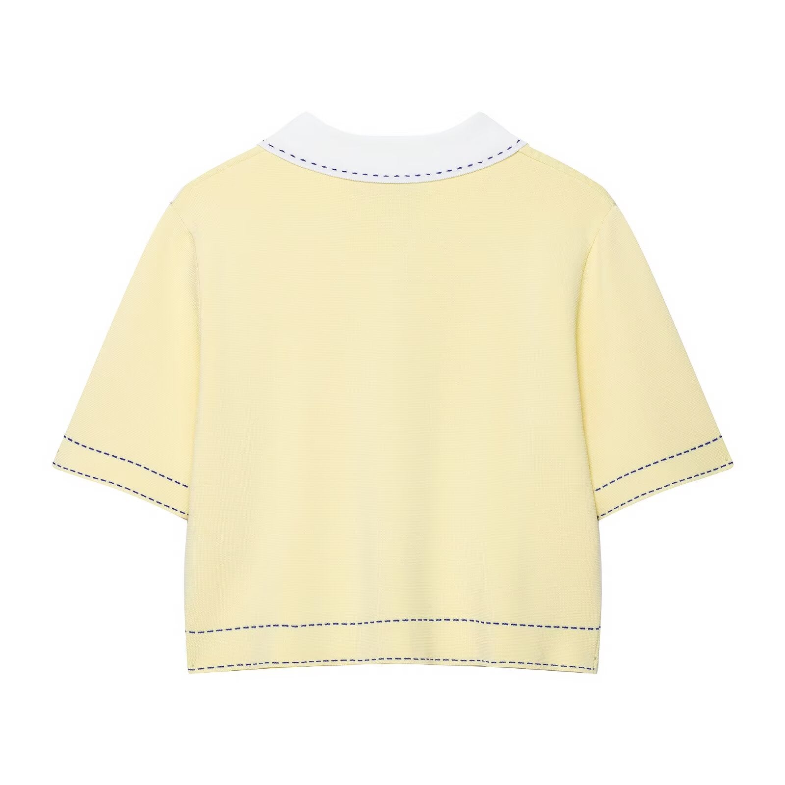 Women Clothing Summer Women Polo Shirt Slim Fit Knitted Coat Women