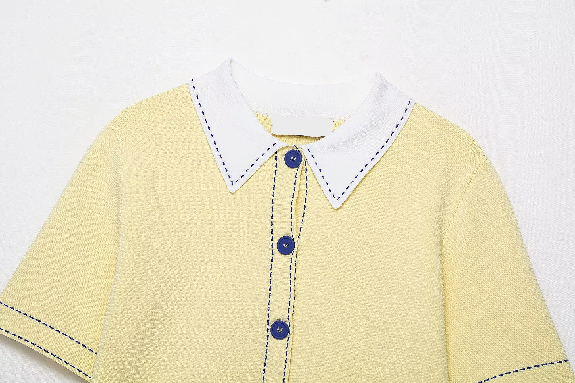 Women Clothing Summer Women Polo Shirt Slim Fit Knitted Coat Women
