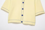 Women Clothing Summer Women Polo Shirt Slim Fit Knitted Coat Women