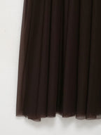 Summer Floral Ribbon Silk Net Stitching Dress