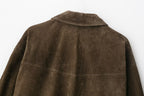 Women Clothing Autumn Retro Pure Leather Bomber Jacket Coat