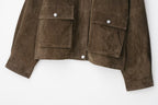 Women Clothing Autumn Retro Pure Leather Bomber Jacket Coat
