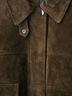 Women Clothing Autumn Retro Pure Leather Bomber Jacket Coat