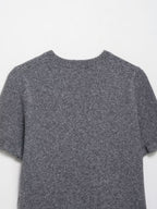 round Neck Solid Color Loose Pullover Niche Knitwear