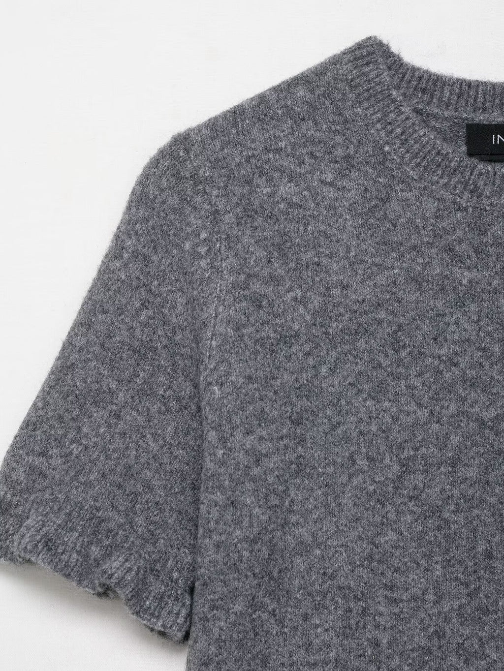 round Neck Solid Color Loose Pullover Niche Knitwear