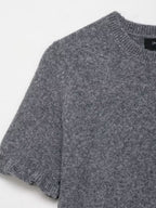 round Neck Solid Color Loose Pullover Niche Knitwear