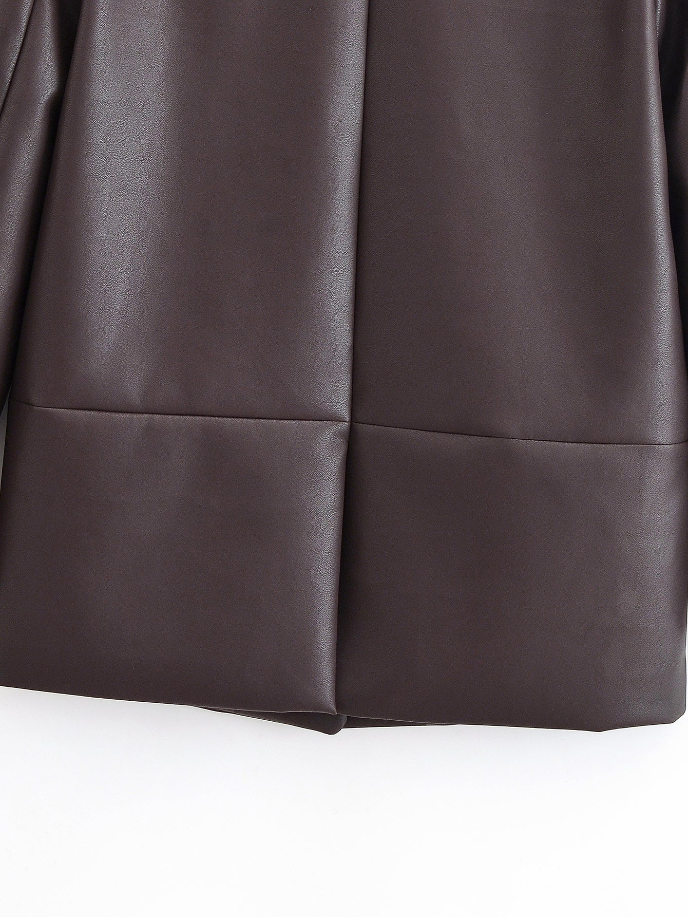 Leather Blazer Women Early Autumn Coat Retro Loose Casual Elegant Top