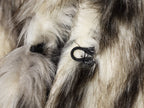 Women Clothing Autumn Winter Artificial Fur Effect Overcoat Jacket