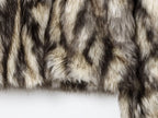 Women Clothing Autumn Winter Artificial Fur Effect Overcoat Jacket