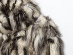 Women Clothing Autumn Winter Artificial Fur Effect Overcoat Jacket