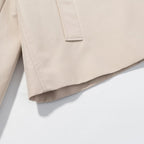 Women Autumn Polo Collar Short Trench Coat