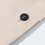 Women Autumn Polo Collar Short Trench Coat