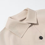 Women Autumn Polo Collar Short Trench Coat