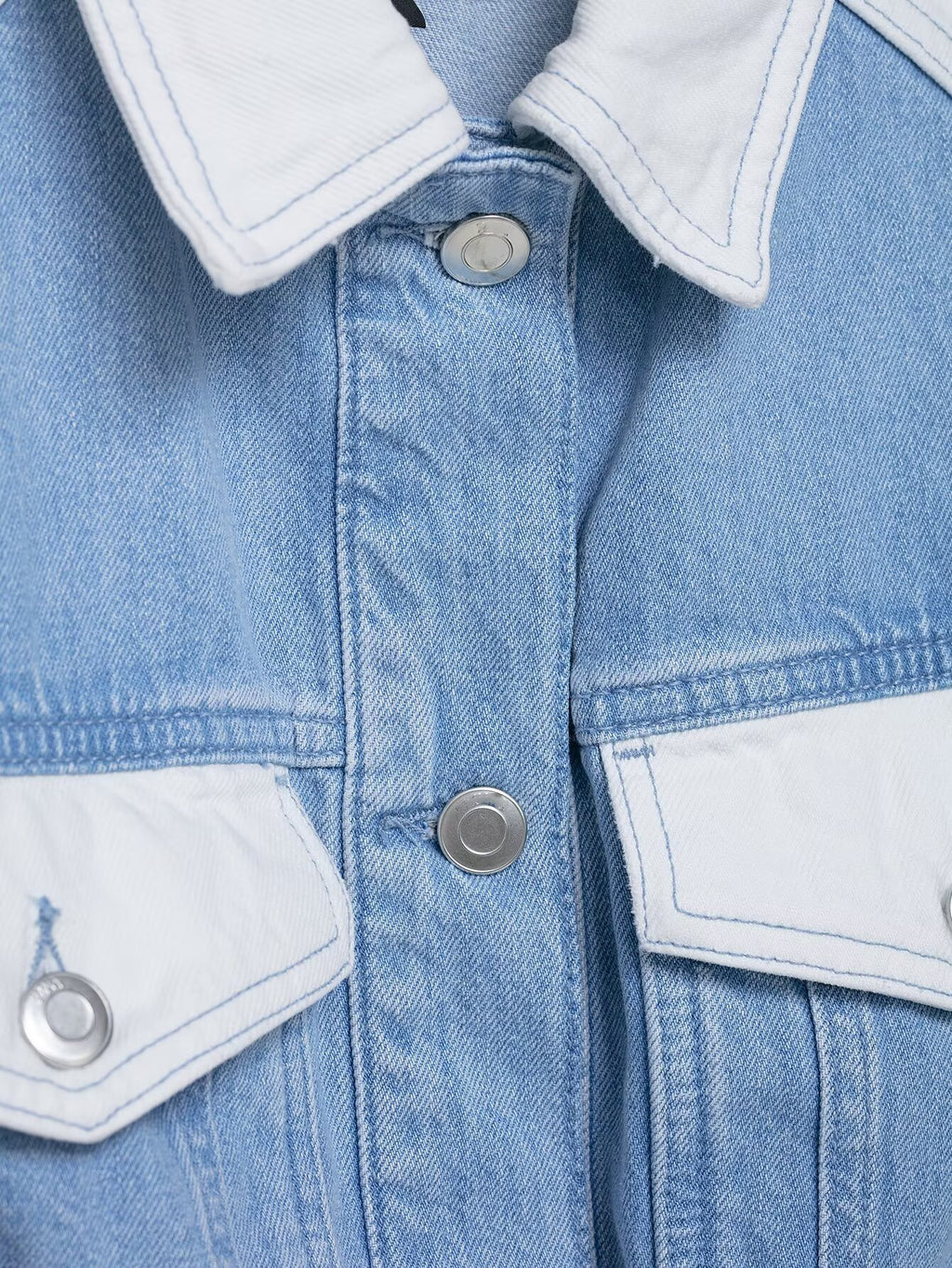 Early Autumn Women Clothing Patchwork Denim Jacket Mid Waist Stitching Jeans