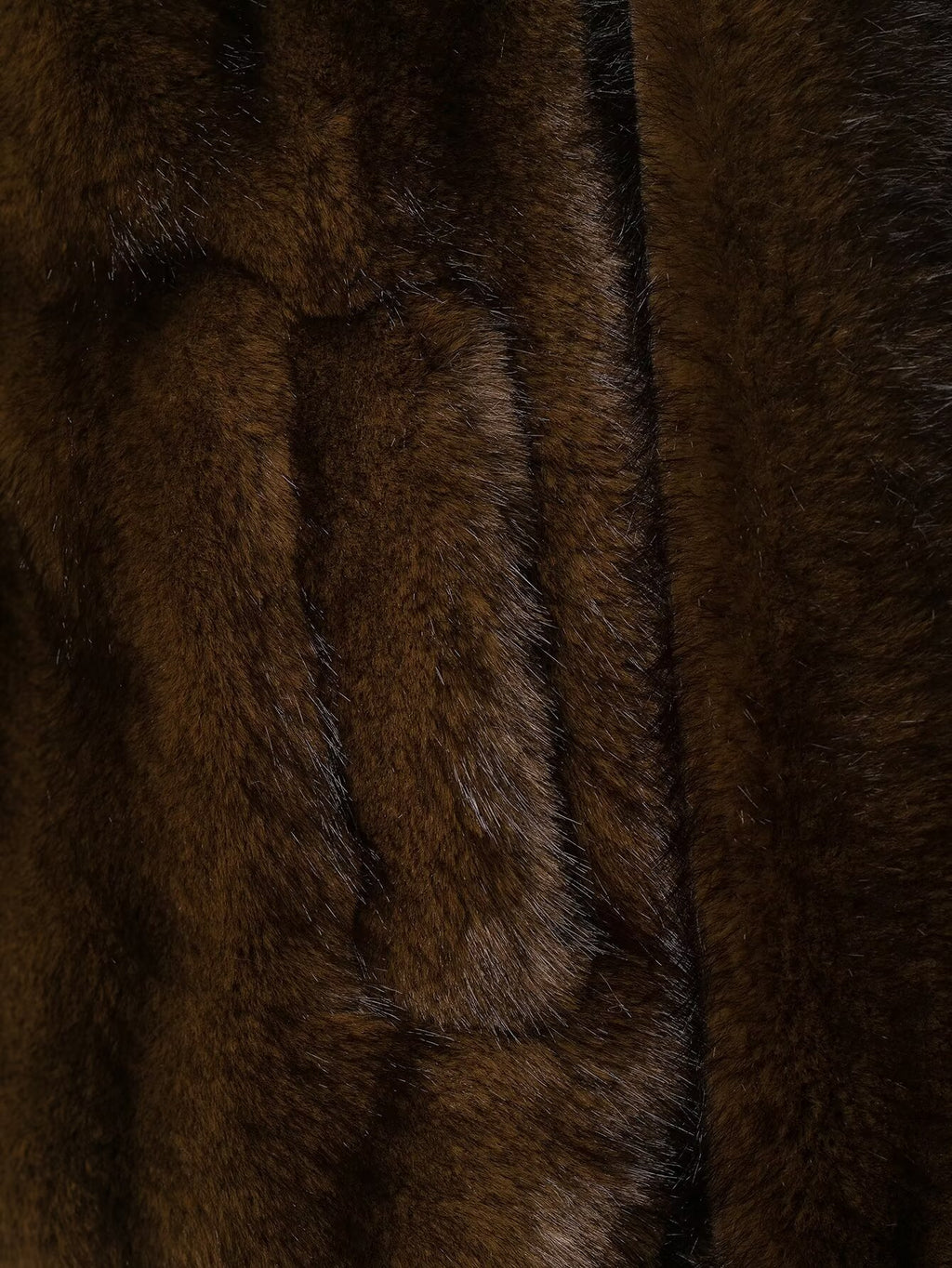 Fall Women Clothing Artificial Fur Effect Jacket with Skirt