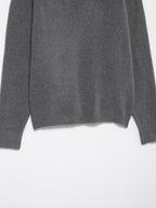 Women Clothing All Match Metal Inlaid Shoulder Baring Sweater