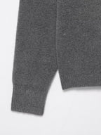 Women Clothing All Match Metal Inlaid Shoulder Baring Sweater