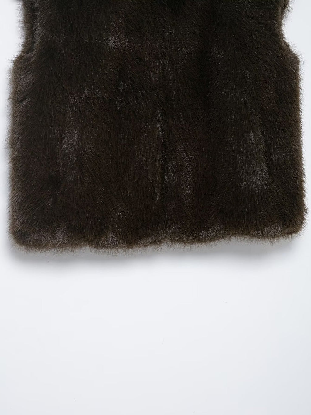 Women Clothing Artificial Fur Effect Vest