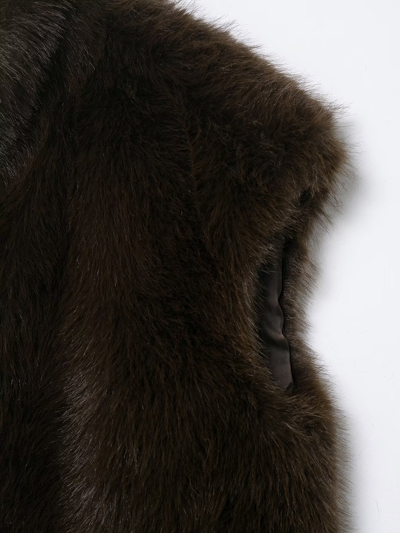 Women Clothing Artificial Fur Effect Vest