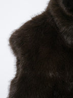 Women Clothing Artificial Fur Effect Vest