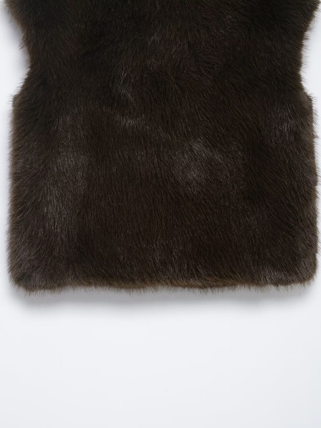 Women Clothing Artificial Fur Effect Vest