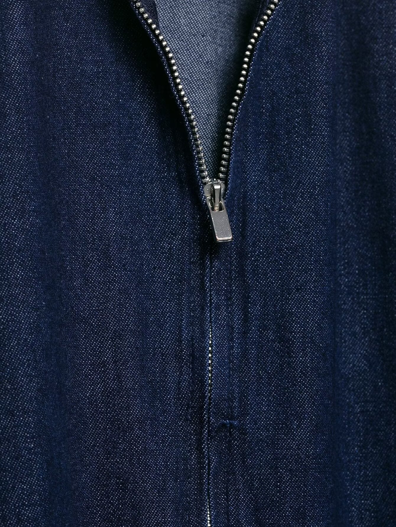 Autumn Casual Women Clothing Hanging Collar Denim Dress
