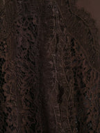 Women Lace Silk Satin Skirt