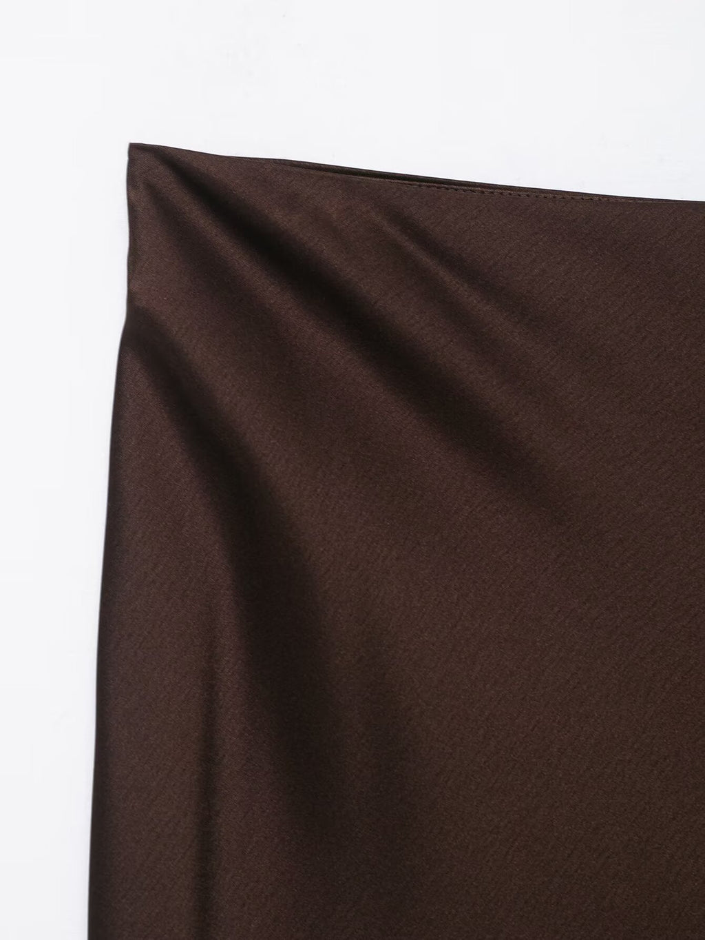 Women Lace Silk Satin Skirt