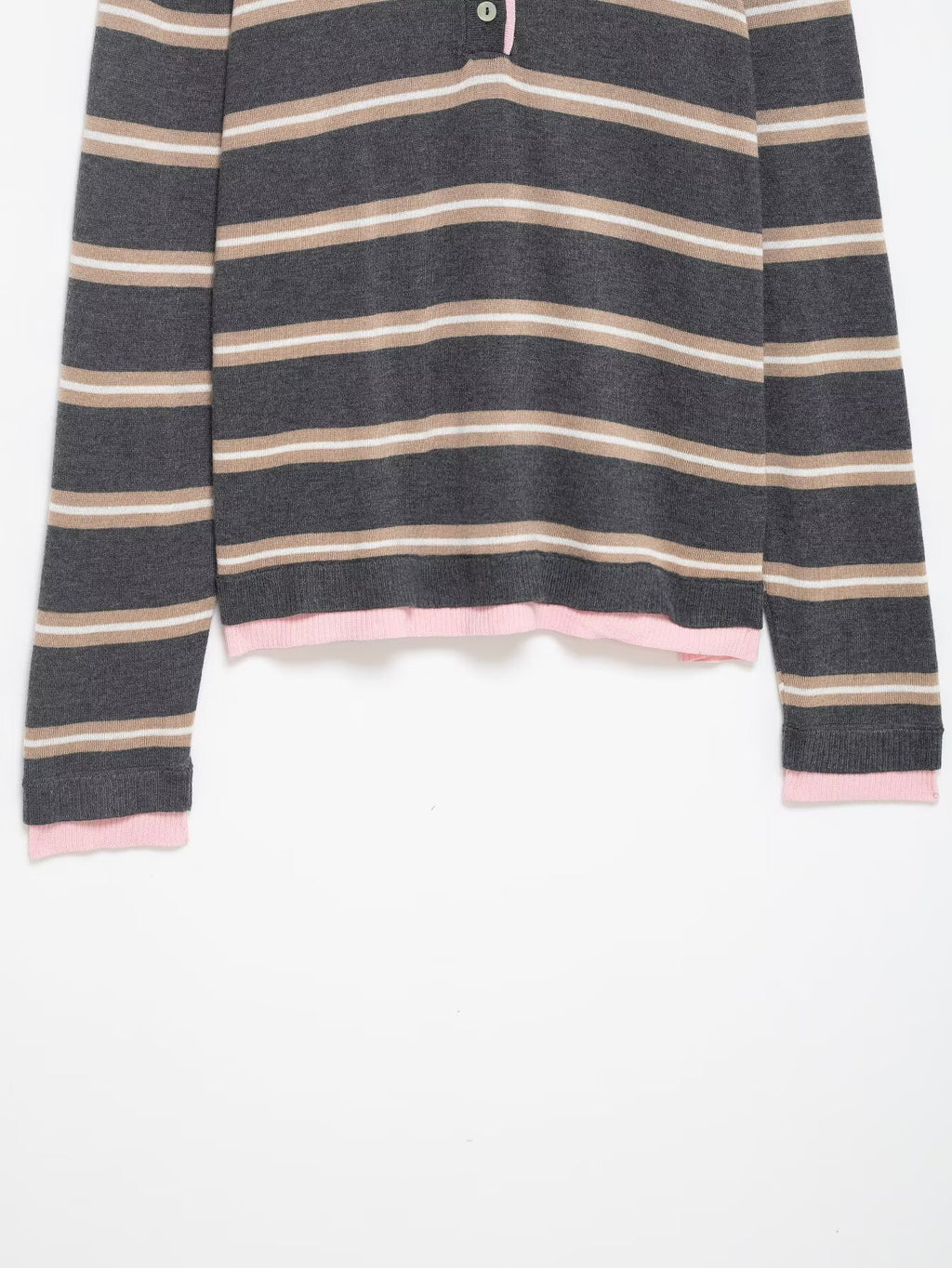 Women Casual Loose Patchwork Stripes Knitwear