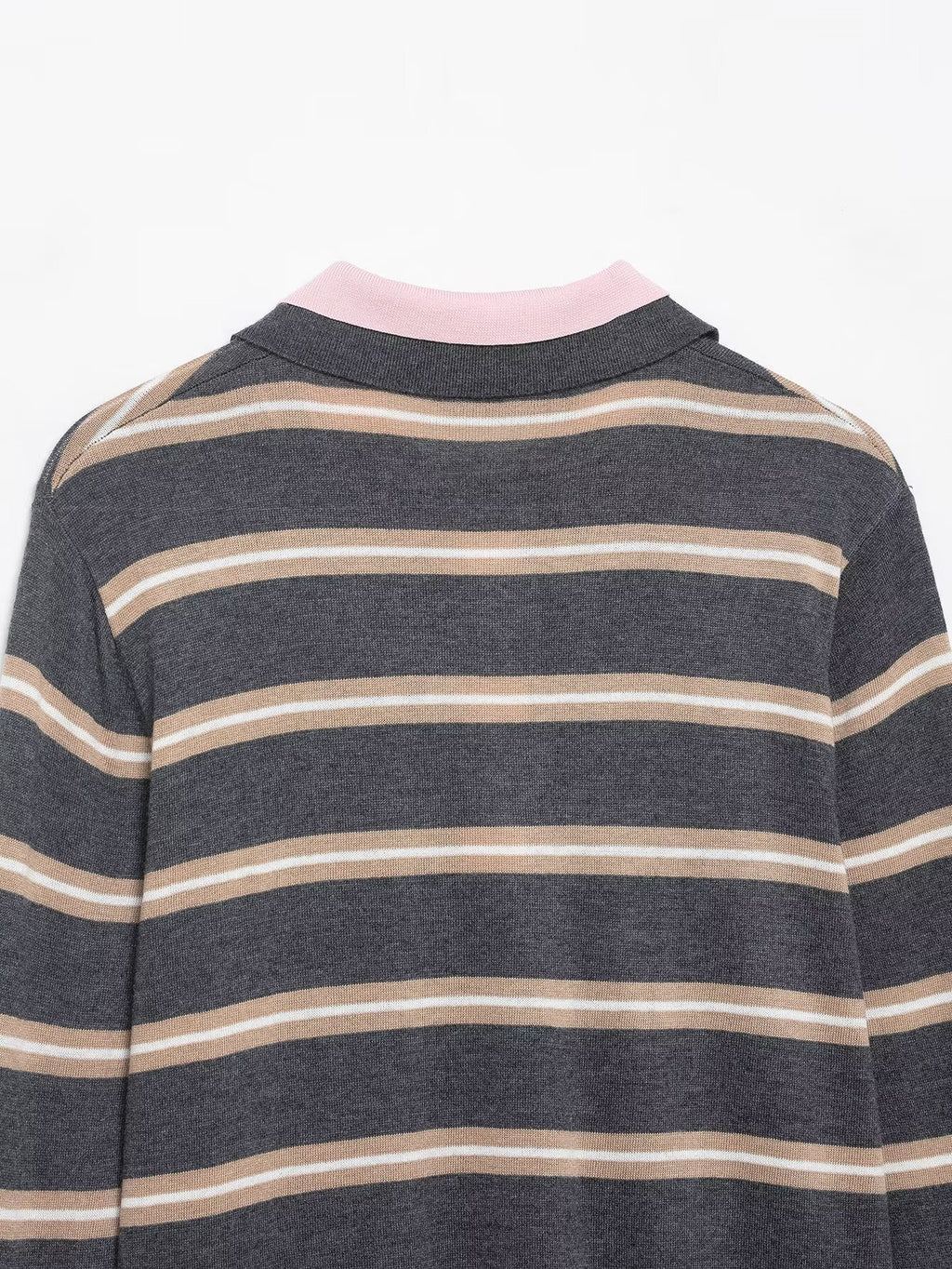 Women Casual Loose Patchwork Stripes Knitwear