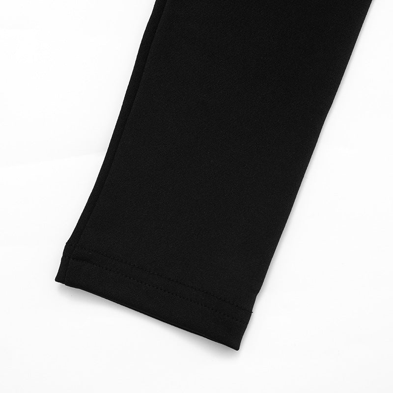 Women Clothing Autumn Winter Elegant Slim Fit Black White Contrast Color Pleated Boat Neck Backless Sheath Dress